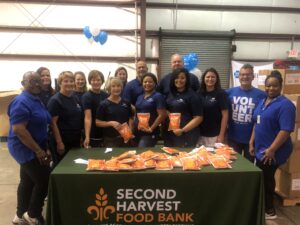 BCBS foundation partnership with Second Harvest Food Bank.